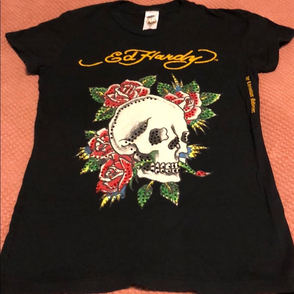 ed hardy skull shirt
